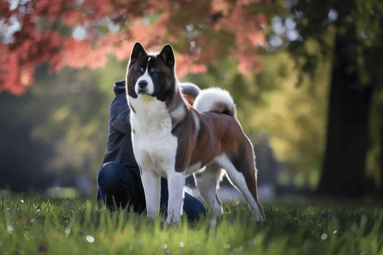 צבעי האקיטה היפני: מלבן ואדום ועד מנומר ושחור