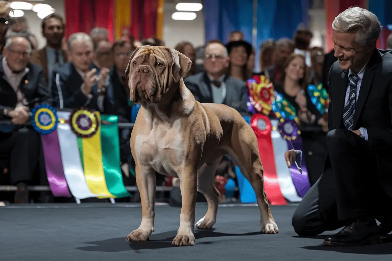 דוג דה בורדו בתחרויות ותערוכות: הכנה והכשרה